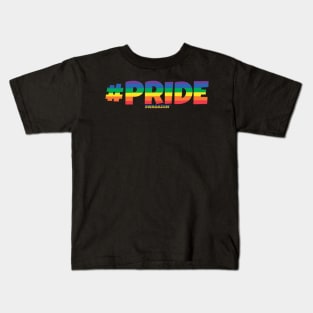 #Pride Rainbow Swagazon Kids T-Shirt